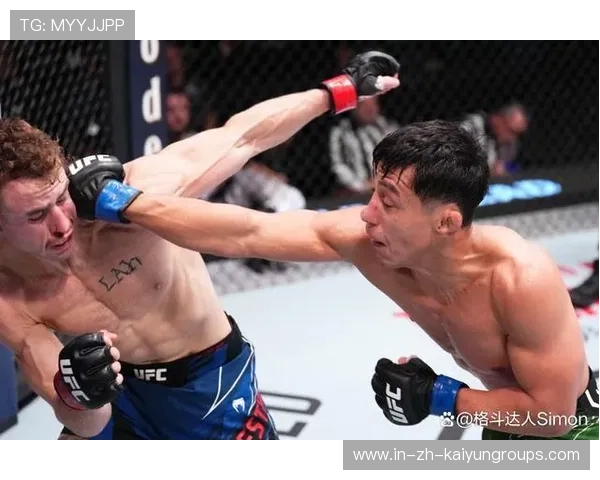 UFC拳手被打懵仍继续前压：极限意志的精彩演绎